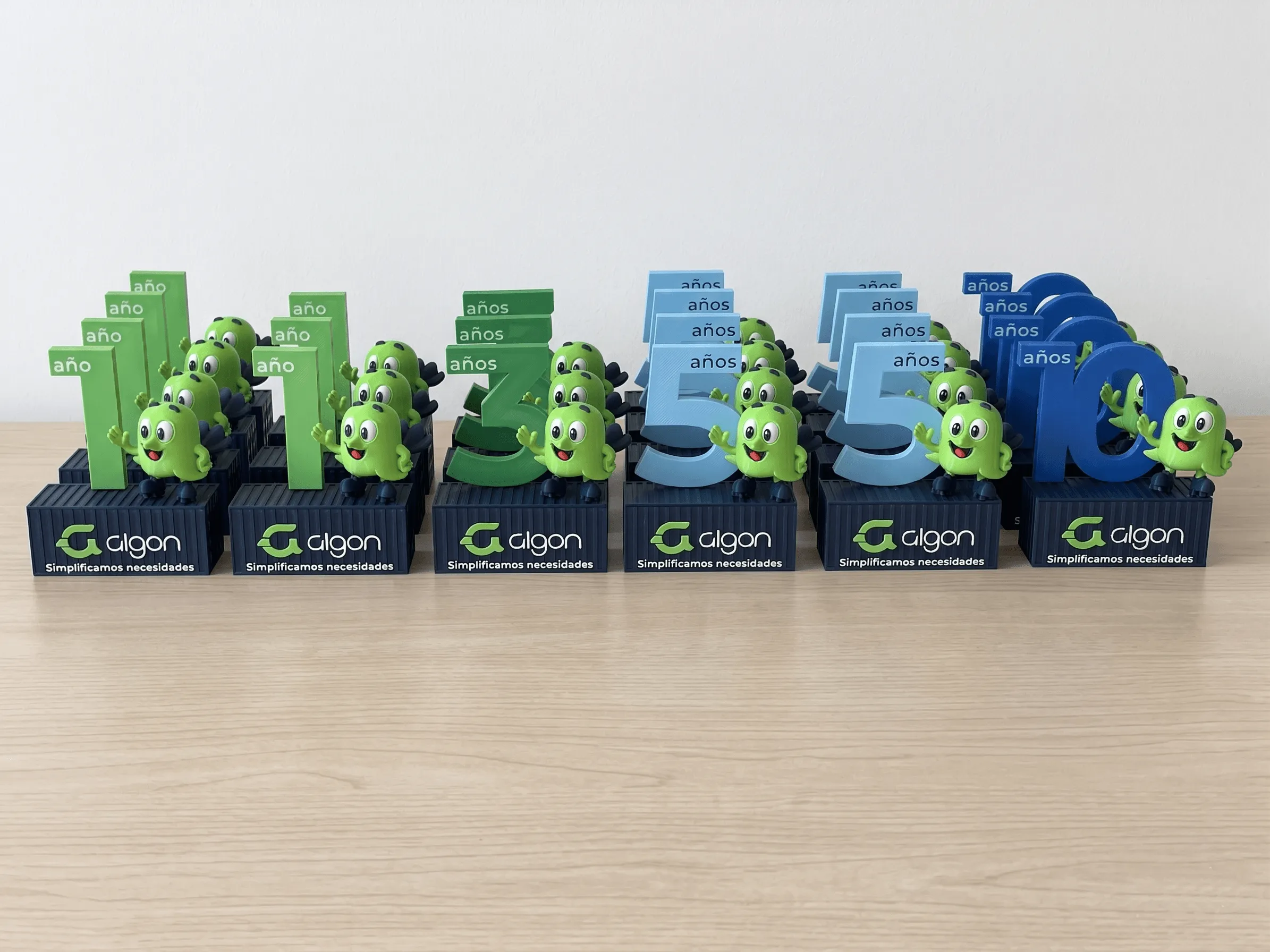 Reconocimiento corporativo impreso en 3D para Algon
